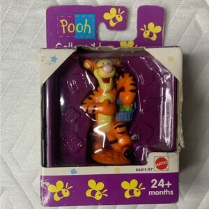Mattel Pooh Collectible Figure New Tigger 3” Vintage Acrotoys